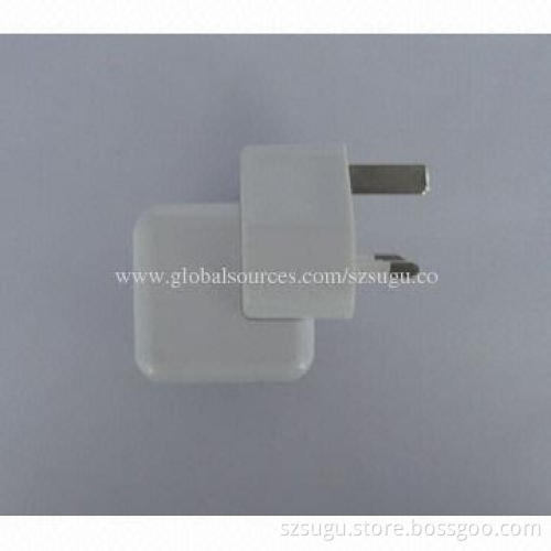 US/EU/UK Socket 5V 2.1A USB Wall Charger for iPhone and iPad, OEM Orders are Welcome